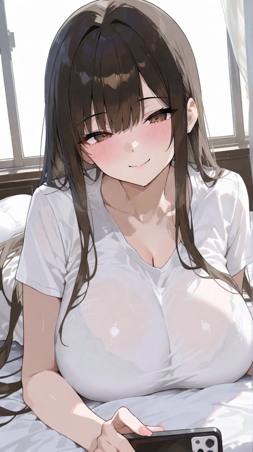 (best quality), (Super detailed), (Best Illustration), (masterpiece), score_9, score_8_up, score_7_up, (4k), nsfw, (1woman), (full nude), (large breasts), (detailed eyes), nose blush, sweat,