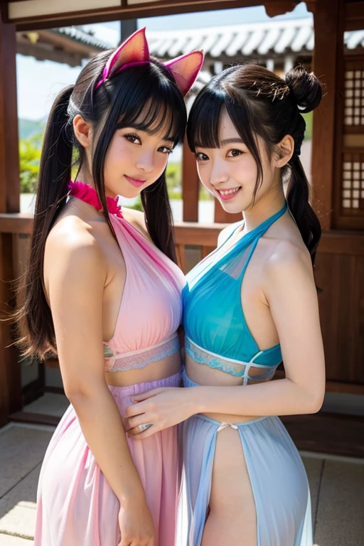 ((((NSFW STILL SHOW))))、(tiny Glamour girls:1.3)、{Centered|((Kissing))}、{(from side)|(from back)|(from below:1.2)}、{(Standing Full Body:1.2)|Wide Shot}、{(Floating hair:1.2)|(Strong wind)|(Ass focus、Ass visible through thighs:1.2)}、zydG、8K best quality、((Masterpiece:1.2、Hyper-Realism:1.37))、{(Childish)|(Gigantic Cleavage:1.37)}、((Detailed KAWAII Face、Detailed Oily Porcelain skin textures、Extremely Detailed))、brilliant Shining Perfect eyes、Smooth shading、{bokeH|clear focused}、Soft Lighting with many Follow lights、{(David Hamilton:1.2)|Biomechanical HUGE and HEAVY boob|Studio Gray background}、{(Tiny Micro bikini:1.7)|(Underboob:1.2)|(Sideboob:1.2)|Transparent celestial robe:1.15|(Wetted:1.5)|(No Underwear:1.2)}、{Flowers|Flower wreath|Princess Tiara|Dark Red Leather High Collar|ssmile|perplexed|seductiv|Different types of hair colors}、{(Light Particles:1.2)|(Lens Flare)|(Luminescent Particles:0.6)|(Forest Lakeside)}、
