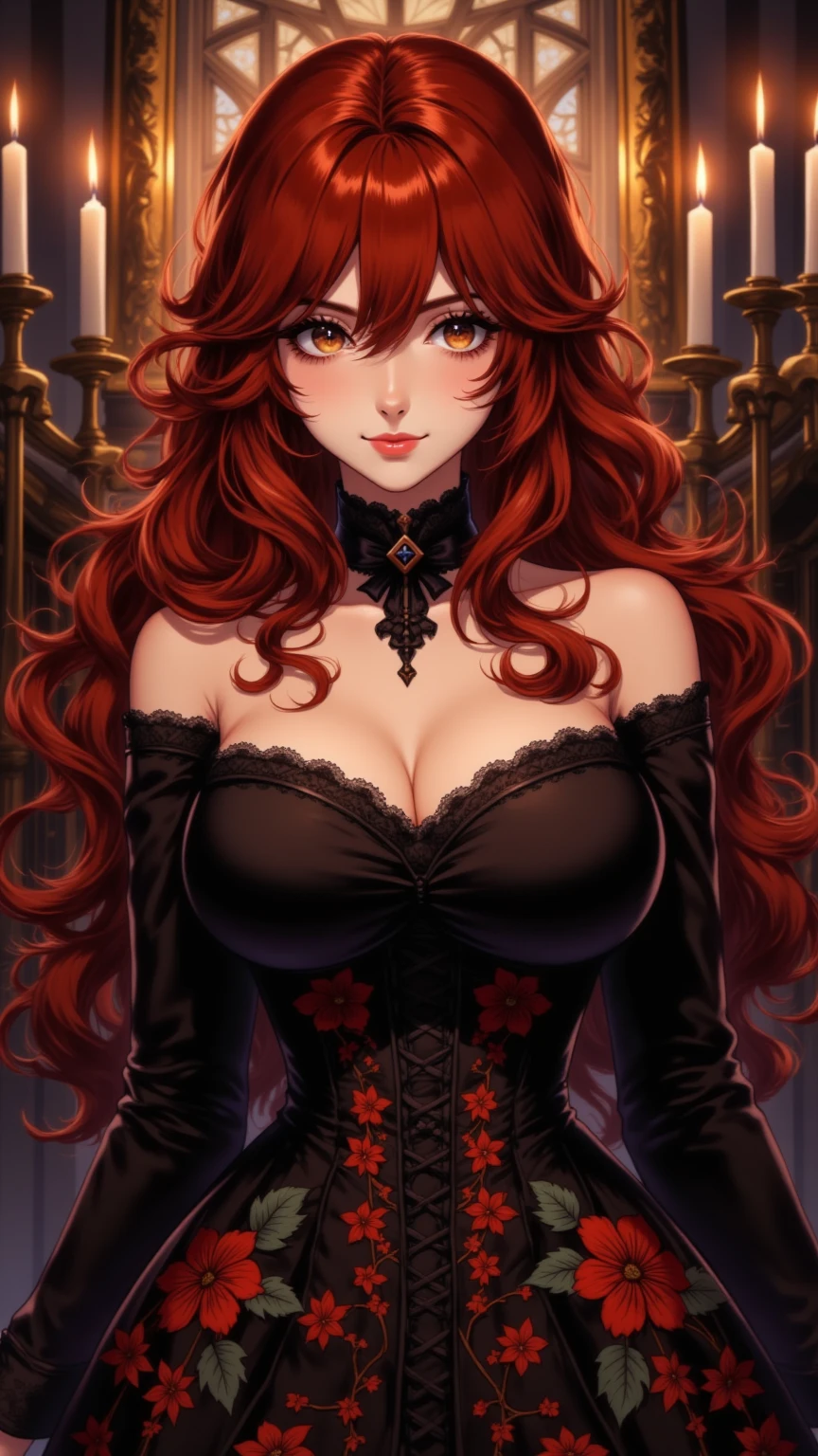 absurdres, highres, ultra detailed, (ultra-detailed background, detailed background), extremly detailed, 1girl, melancholy photo of a red haired demon young female with green eyes and black horns, lace catsuit, desaturated colour, inclement emotions, shot with a Ilford HP5, F/1. 8 :: screen print
