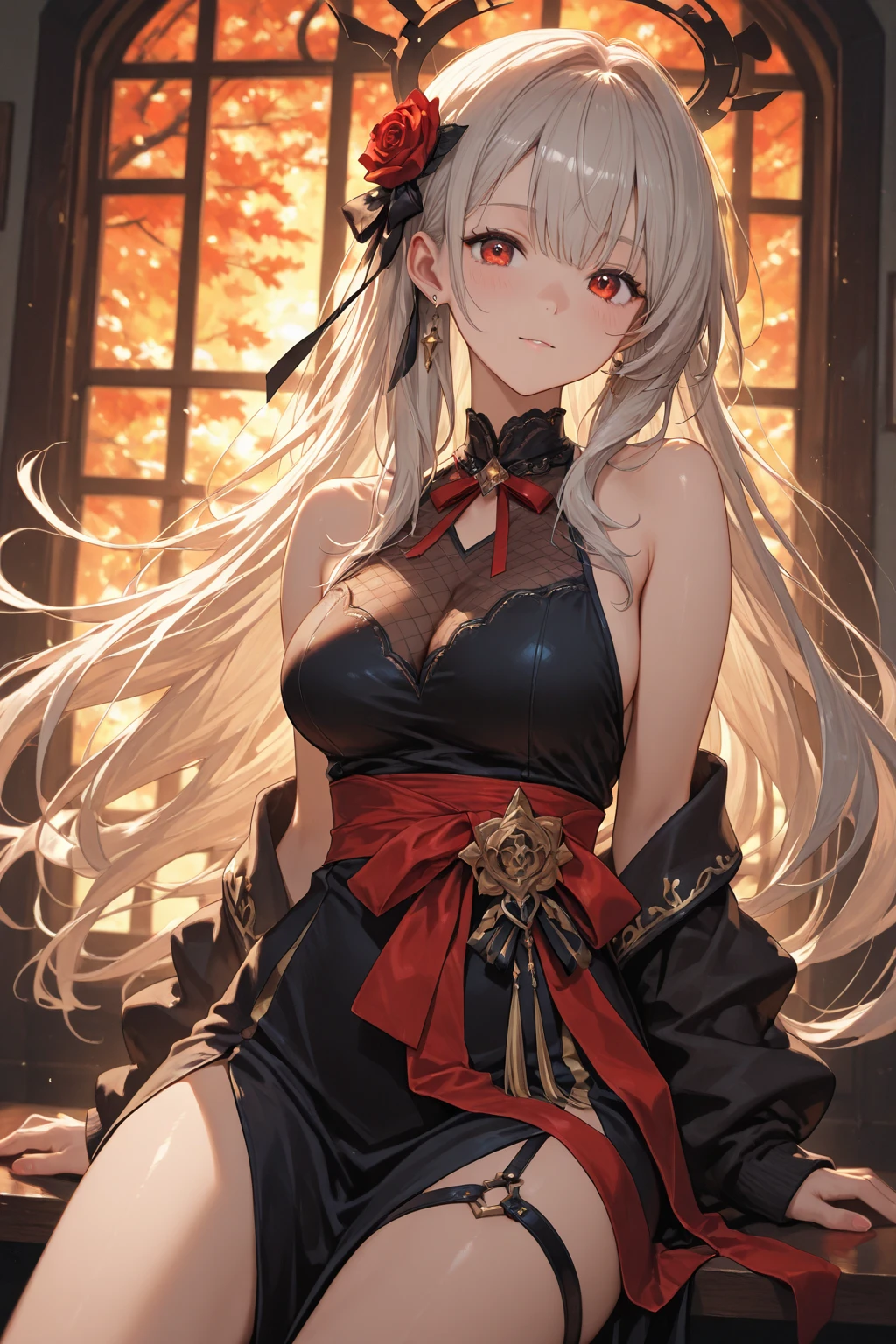 (masterpiece, highest quality, super detailed, best shadow), (detailed background), (beautiful and detailed face), high contrast, colorful, hyper detail, intricate details, Depth of bounds written, 1 girl, alone,whore whore slut, Requires expression, domineering, domineering, seductive, (perfect beautiful face), from below, sitting，kimono，kimono