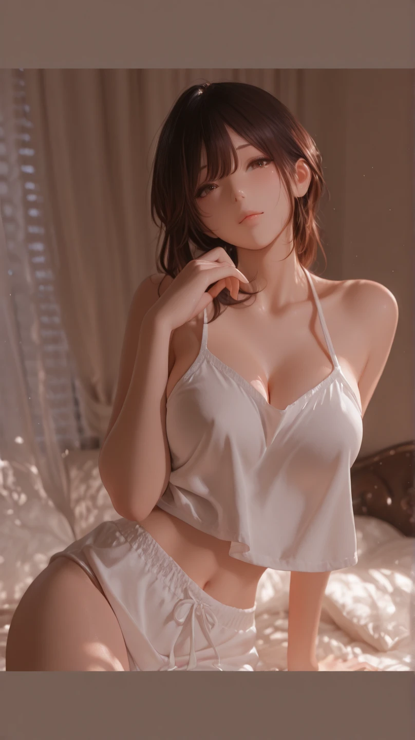 Earrings, necklace, ring, watch, Heavy makeup, Focus on bras, front, Neat, shame, Small butt, Bra with detailed embroidery, Crisp, high-resolution, realistic bra, Highest quality, Ultra-high resolution, (Realistic:1.4), One girl, (Small breasts), smile, Bare shoulders, Focus Only, View your viewers,Fair skin,locker room,Changing clothes,Photon Mapping, Physically Based Rendering, RAW Photos, Highly detailed background,K-Pop Idols,Depth of written boundary,Detailed face,Shiny, whole body, Thin legs, Realistic Background