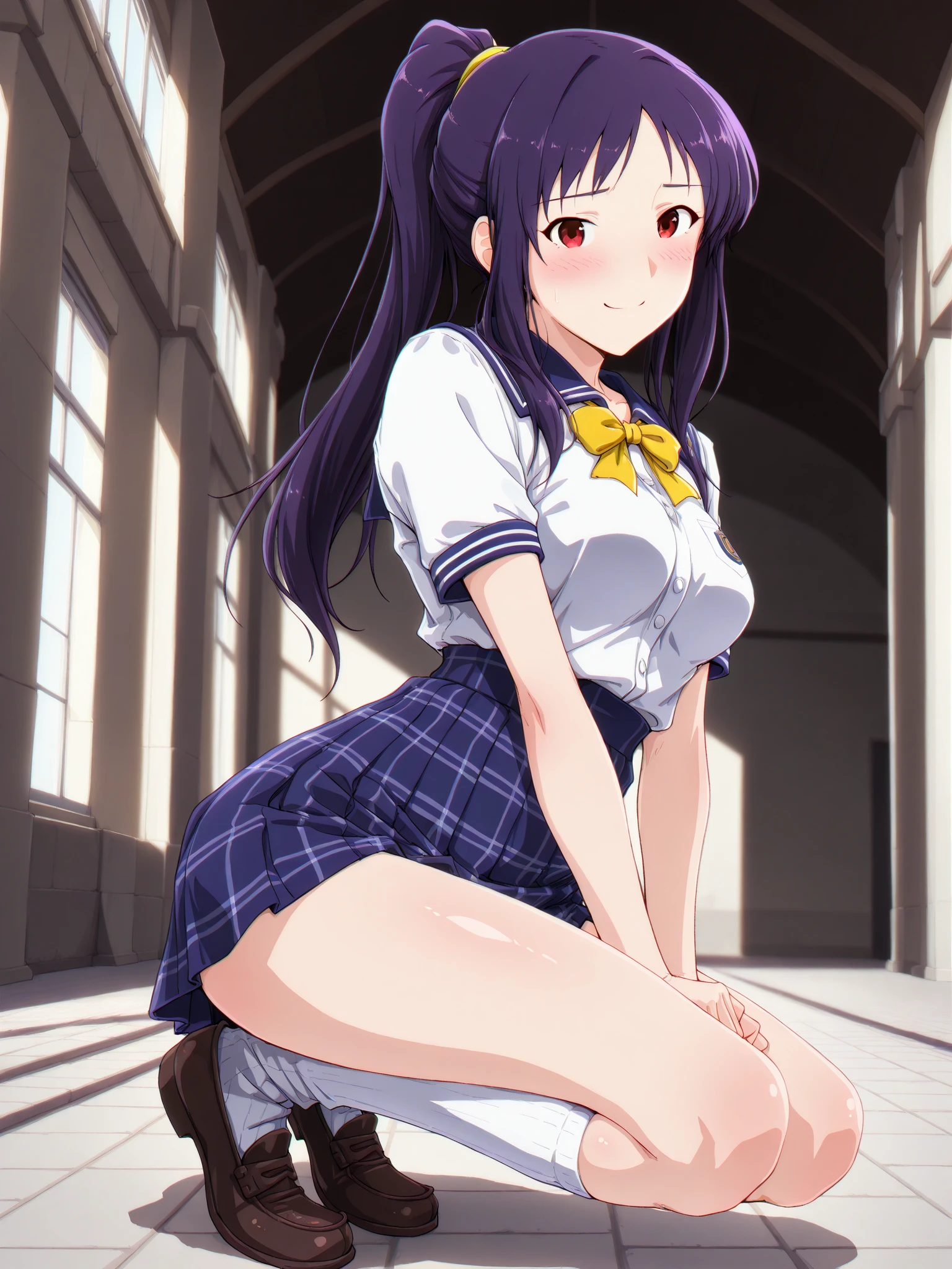 ((anime)),((best quality)), ((highly detailed)),(sketch) extremely detailed face, beautiful face,((1girl)),((solo)),shiny skin,(full body),(tall body, tall, long legs, mature female, mature, adult),((cure berry:1.25)),((precure:1.25)),((blue skirt)),((dress)),((short sleeves)), ((side ponytail)), ((gem)), ((navy thighhighs,)), ((hairband)),, ((navel)),(( blue ribbon)),(( wrist cuffs))((clothes lift:1.35)),((large breasts:1.15)),((curvy:1.15))
, ((pussy:1.35)),((nose blush:1.35)),,,(bad mood:1.1)open mouth,(looking at viewer),BREAK ,((park ,bench:1.35)),((sit on bench:1.35)),((sitting:1.35))outdoors,,BREAK ((spread legs:1.35)), ,BREAK ((blue boots:1.15)),(arm behind back:),(anus)