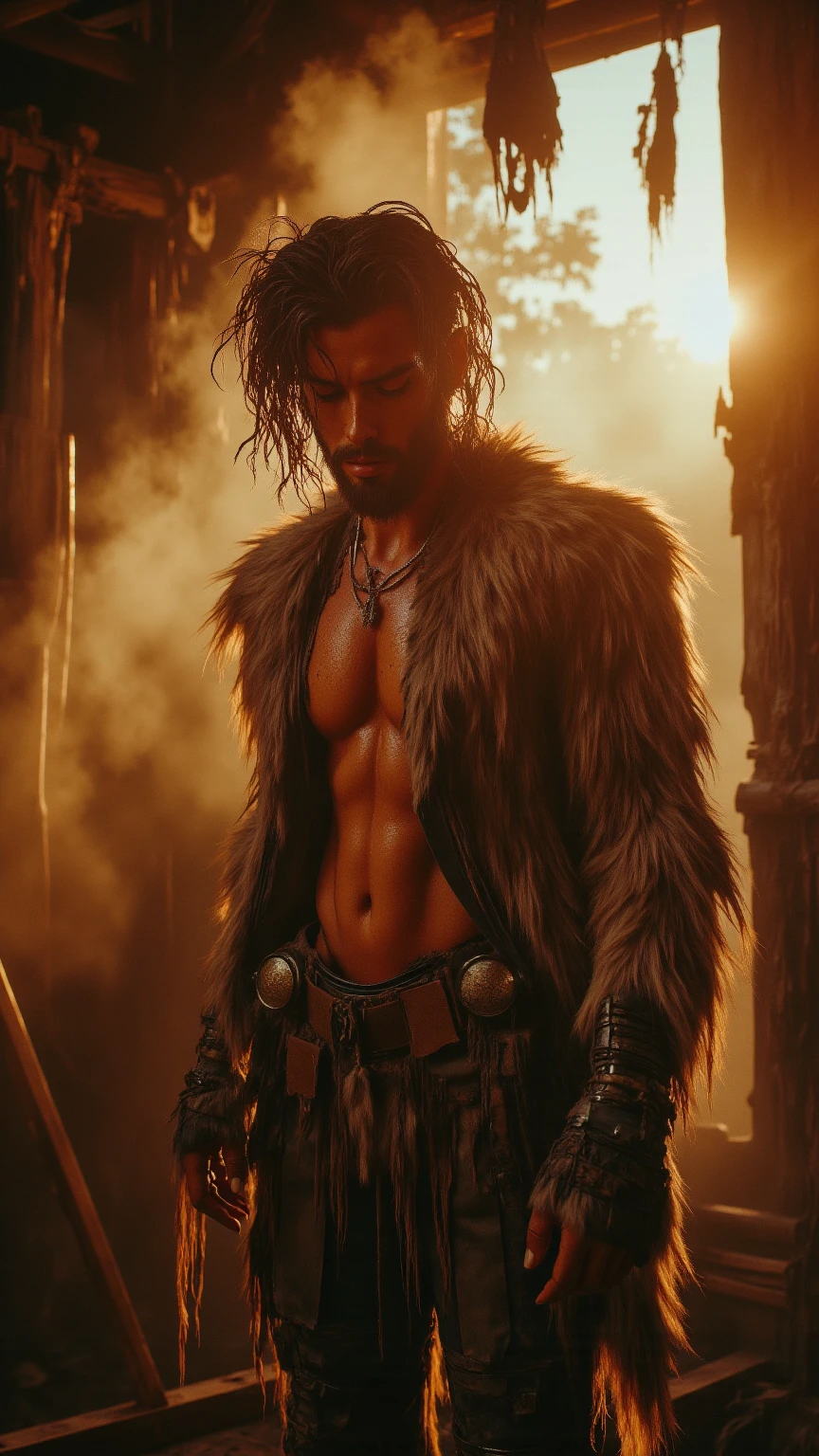 Snow-capped canyon area，Tiger hooded male warrior，boxer，Weapons of the future（tmasterpiece，k hd，hyper HD，16k，Tough guy）brunette color hair，15 years old， best qualtiy， hyper HD， （realisticlying：1.4），， A high resolution， the detail， RAW photogr， Sharp Re， Nikon D850 Film Stock Photo by Jefferies Lee 4 Kodak Portra 400 Camera F1.6 shots, Rich colors, ultra-realistic vivid textures, Dramatic lighting, Unreal Engine Art Station Trend, cinestir 800，