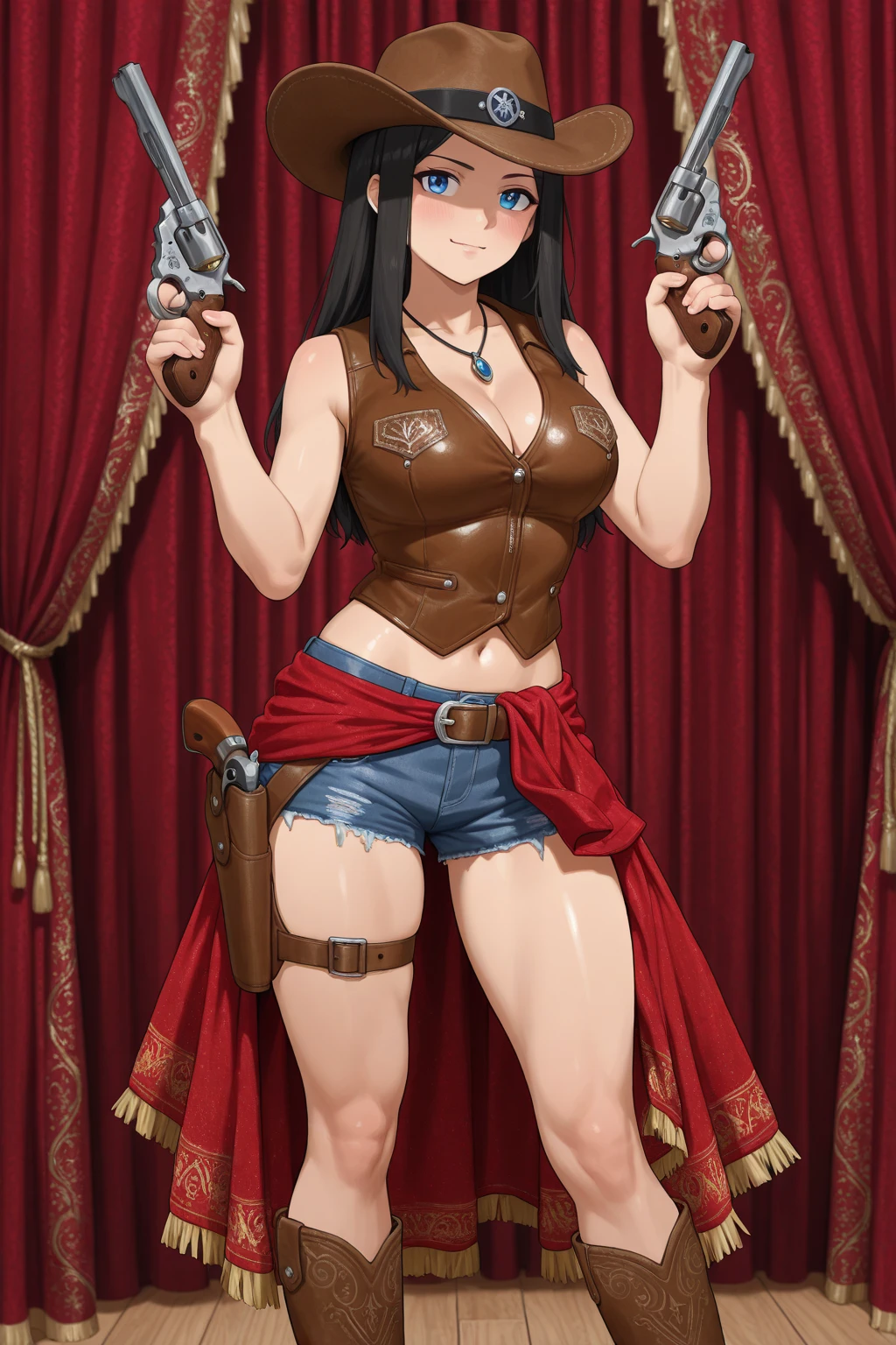1fille, (seulement:1.2), (Masterpiece:1.2), (Best quality:1.2), (anatomie parfaite:1.4)
Eigaka, (huge breasts:1.4), (Urvy:1.5), Overflowing breasts, (skindentation:1.4)
(Tir de cowboy:1.5), (pose dynamique:1.5), (Regarder le spectateur:1.5), (visage expressif:1.5), (Tout autour heureux:1.5), (Use of Psychokinesis:1.4), Fubuki, cheveux noirs, Yeux verts, Cheveux courts, Robe noire, robe, col haut, joaillerie, mineur, off-the-shoulder, taut clothes, robe tendue, (Post-Fight Scene:1.3), rubble, outside, jour, Eigaka,
Sinueuse,
voloptueux,
Exaggerated proportions,