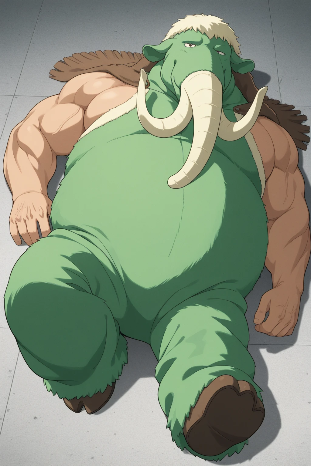 Hünkel,bandage,Silver Hair,Hulk-like body,18-year-old boy,Huge penis,((Being pinned down by black tentacles)),Open your arms wide and clench your fists,Open your mouth wide,Wide, unfocused eyes,Many protruding veins,((Countless black tentacles attack from behind,Tentacles pierce the chest)),Full body images,Painful expression,Black undershirt,Huge erect penis,A lot of sweat, tears, drool and semen,In the middle of the Colosseum,Gives off an evil aura,Standing karate pose