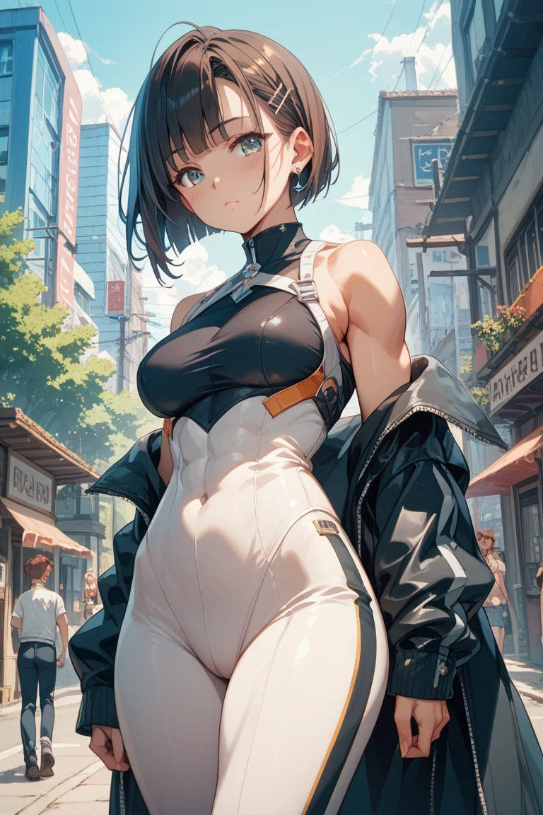 giant breasts, uncensored, Kinessa from the paladins game, huge breasts,