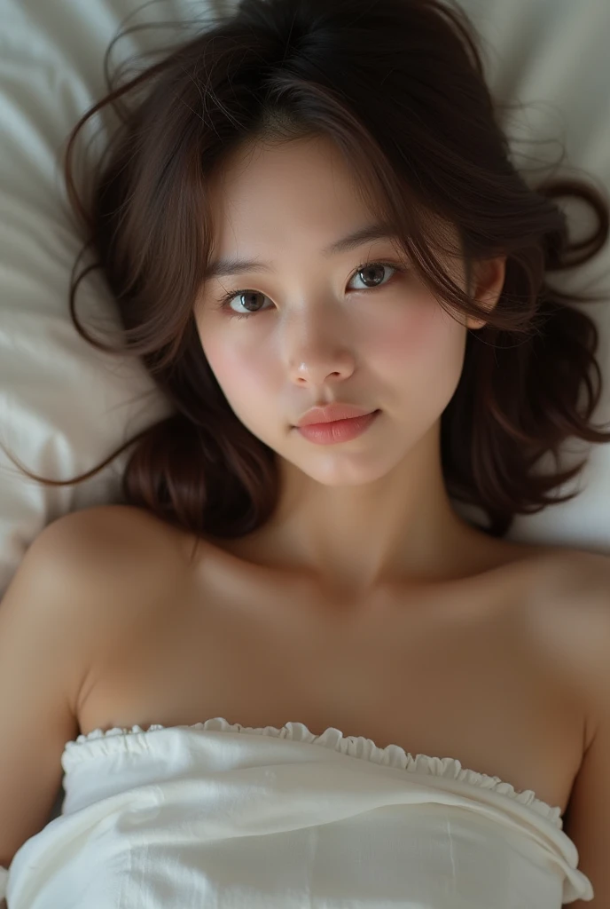 photograph, summer day, seen from below, pale fair skin, statuesque, irresistible Chinese older plain aunty, big cleavage, narrow waist, wide hips, highly detailed skin and fabric textures, bra, ground level shot, elegant detailed chest, my beautiful wife on our anniversary, honeymoon, romantic, opulent home,  beloved,  Eileen, jerk off instructions