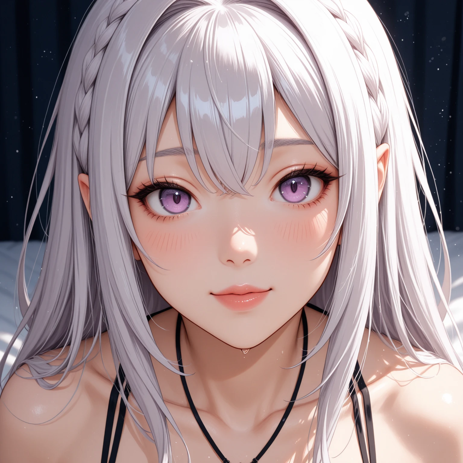 (best quality, masterpiece, official art, highres:1.2), extremely detailed CG unity 8k wallpaper, ultra detailed, portrait shot of slutty girl, eye contact, large breasts, short shirt, city background, <lora:Ryouko_Kuriba_V1:1>