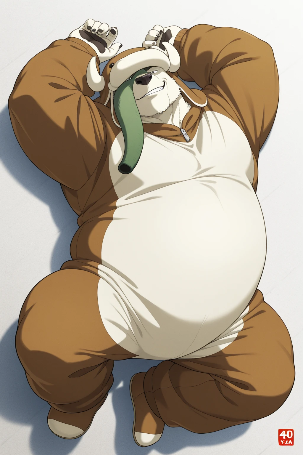 axel cosmas , solo, towel around weist, plump, huge, sauna background, nipples, big fat belly, big ass, eyes shut, sat, 5 fingers, musclegut body, lineart, normal eyes, wet body, macro body, massive body, huge pecs, very wide, hot clouds
