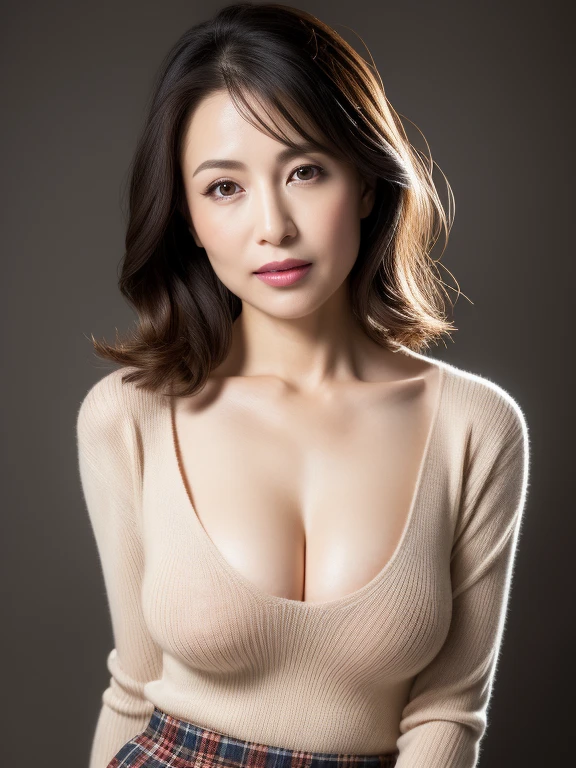 cinematic, Blue hour, (((Ultimate ultra Photorealistic, ultimate high-quality 32k photo))),(((An American shot photo, crossed arms, a40yo ultimate beautiful &cute Japanese actress, looking at viewer:1.5))),(((She has a very intelligent and ultimate beautiful Japanese face&black eyes, pointy nose, ultra detailed face, oval face, blushing cheeks, ultimate well-proportioned face, seductive smile))),((black elegant wet short bob, very light naturally makeup)),(((She has the ultimately perfect nice&Sensual proportions, very just fitted v-neck half sleeve white elegant business buttonless Open-collar blouses , white beautiful ultimate realistic glossy wet Japanese lady Fair and beautiful skin , A simple and modest silver necklace,Stormy Summer very Humid and Hot very dark Night ,Tokyo business night street)))