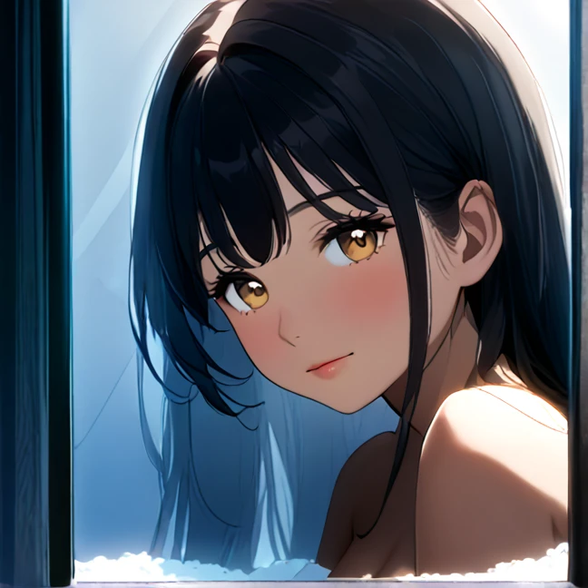 black hair