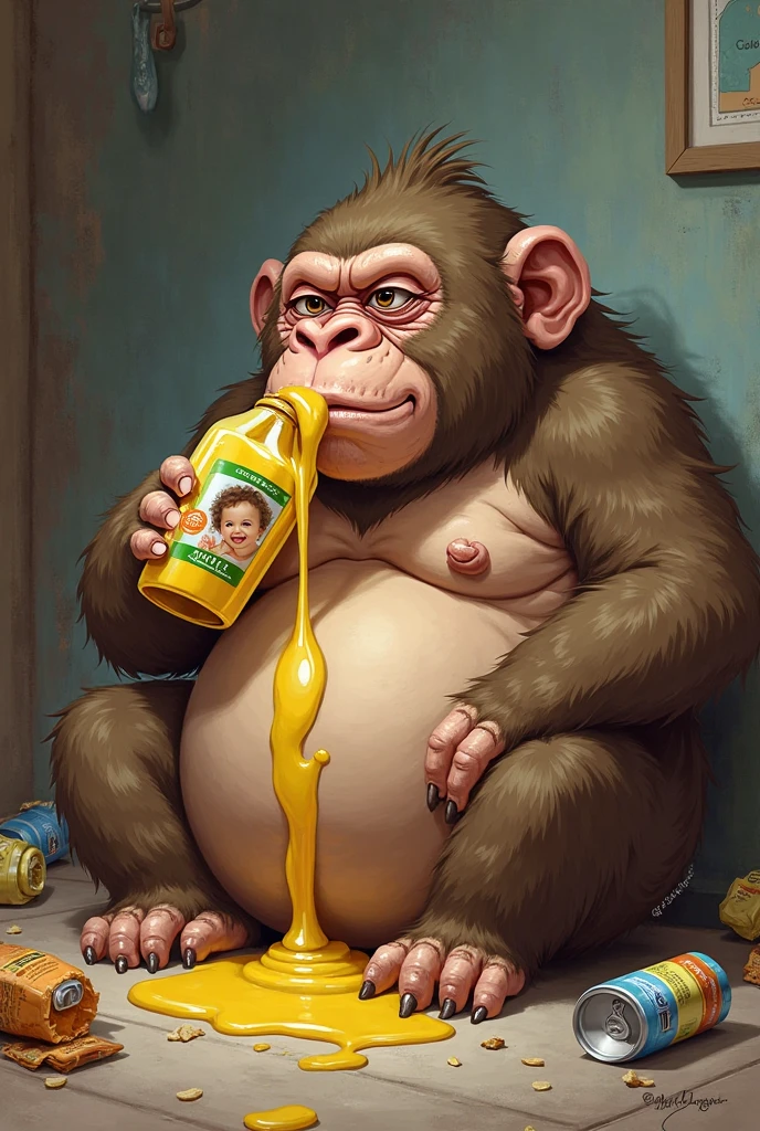 超大群の雄猿に囲まれる 1 人のCompletely naked女性, Highest quality, figure, masterpiece, Very clear, Extremely detailed CG, 8k, masterpiece with attention to detail, Highest quality, Official Art, Ultra Clear, Very detailed, High resolution, 詳細なMature Woman, Very detailedな目と顔, Beautiful fine details,Mature Woman、 ((((Completely naked))), Full nudity,BUKKAKE、Super large amount of semen bukkake、Massive bukkake on boobs、Huge amount of semen on boobs、Boobs covered in a huge amount of semen、Huge amount of semen on chest、A huge amount of semen on the nipples、Super large amount of semen all over the body、Super large amount of 、 (Beautifully shaped big breasts)))),( (Beautifully shaped big breasts)))),( Beautifully shaped big breasts)))),( (huge breasts of beautiful shape)))),( ( ( Full nudity)), ((Slim and large)))),((Huge blonde sexy gal)),(Lustrous fair skin)))), skinny, (((Sexy smile))),Ecstatic smile、A very charming smile、blush、Very red cheeks、blush頬、Multicolored long bangs、Blonde hair with pink tips、Blonde multicolored hair color、 (((lots of heartマーク, heart, heartマーク))), Looking at the audience, Look forward, (((Slender Super Large)), Perfect Style, (((Seduce))), Emphasized, Crotch Emphasis, Sitting,足を広げてSitting、 So many hands squeezing her breasts、So many hands touching her breasts、Too many hands groping her breasts、(((Surrounded by a large number of crowded male monkeys)))), ((Packed with so many super-masses of male monkeys)), ((He is seen surrounded by a large group of male monkeys.)), (((He is surrounded by a massive group of male monkeys, so densely packed that they fill the entire space.))), ( In the background, a large group of male monkeys are crowded together, filling the entire screen.), A huge group of male monkeys swarming in all directions, At the top, a group of giant male monkeys, end, about, He is surrounded by a group of male monkeys so densely packed together that there is no space between them., (((A huge group of male monkeys fills the entire area.)), (Surrounded by a large number of crowded male monkeys)))), (( Many male monkeys in groups)), ((He is seen surrounded by a large group of male monkeys.)), (((Surrounded by a horde of male monkeys so densely packed that they filled the entire space.))), (In the background, a large group of male monkeys are crowded together, filling the entire screen.), A huge group of male monkeys swarming in all directions, A huge group of densely packed male monkeys, Down, about, He is surrounded by a group of male monkeys so densely packed together that there is no space between them., ((A huge group of male monkeys occupying the entire area)), ((A huge group of male monkeys crowding together)), ((Surrounded by a large group of male monkeys)), (Surrounded by a horde of male monkeys so densely packed that they filled the entire space.))), ( In the background, a large group of male monkeys are crowded together, filling the entire screen.), A huge group of male monkeys swarming in all directions, A huge group of male monkeys crowded at the summit, end, about, He is surrounded by a group of male monkeys so densely packed together that there is no space between them.