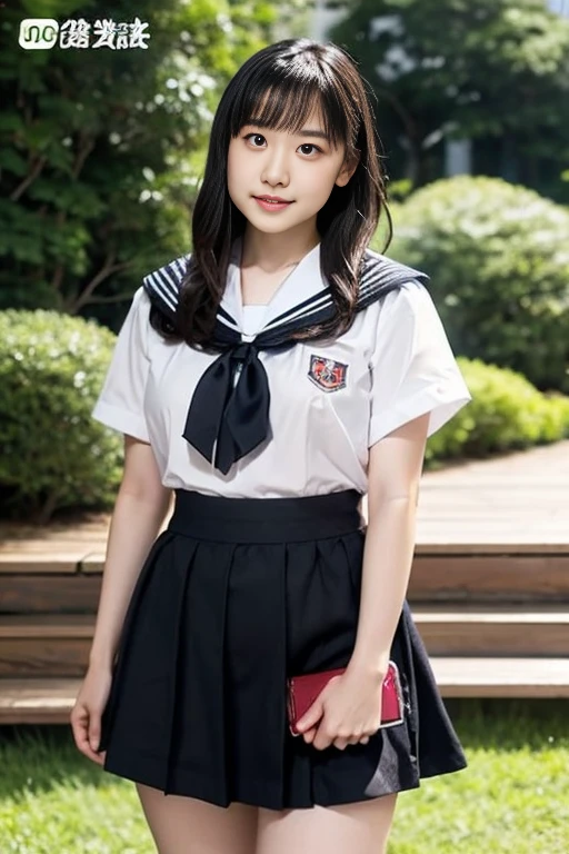 Arafed Asian girl in uniform posing for photo, japanese school uniform, japanese girl uniform, wearing japanese school uniform, seifuku, magic school , wearing , cute , girl in uniform, JK uniform, wearing , iwakura lain, young anime girl, beautiful anime high school girl