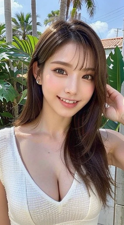 Ultra High Definition,excellent image quality,Rich Colors,8k,32k,Lifelike Images,realistic,photorealistic,masterpiece,ultra-detailed,Deep Contrast,High Fidelity,True-to-Life Colors,Optimal Performance,Top-Notch,Authentic,Close-to-reality,Charming,cute,Angelic,japanese girl,Long straight hair,Smiling,Selfie view,Upward glanc,white knit pajamas,at home