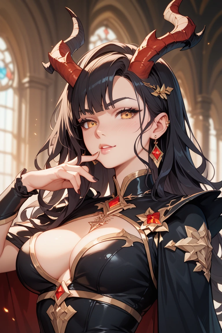 Un primer plano de una persona con cabello morado, caballero del zodiaco, con brillantes ojos morados,cuerpo sexy,best_quality,Sexy Big Breast,erotic pose