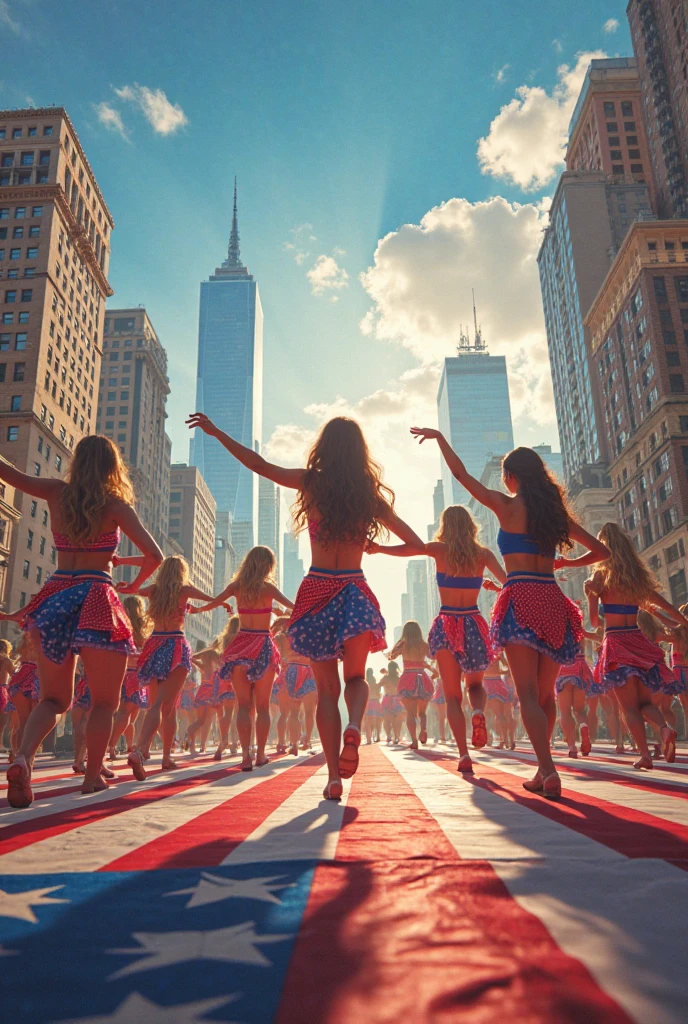 Give me image of youth performing flash mob on the independence day occasion #independence day flashmob