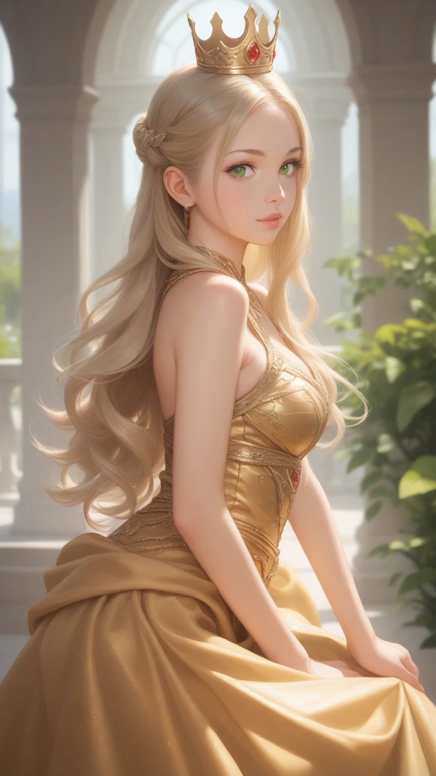 Unveil the wondrous beauty of a graceful and elegant young woman, une superbe belle fille au belle forme. With her captivating physique and enchanting charm, she is a sight to behold. Her radiant smile lights up the room, and her mesmerizing eyes capture the hearts of all who meet her gaze. Her timeless beauty is accentuated by her flawlessly styled hair, cascading down her shoulders in soft waves that shimmer like gold in the light. Her refined elegance is further highlighted by her impeccable attire, with each detail meticulously crafted to complement her stunning figure. Whether she is gracefully strolling through a lush garden