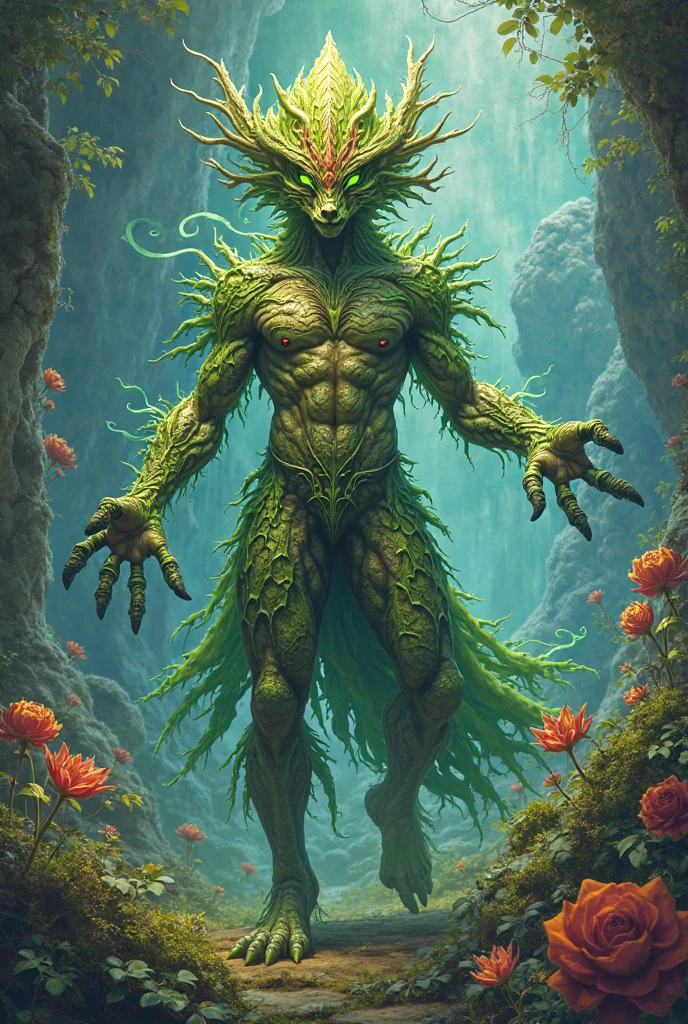 un primer plano de un hombre con una llama verde en la cabeza y torso, humano resplandeciente, Como se ilustra en Top Cow Comics, Brillando en poder, Sosteniendo fuego verde, Hoja de alma verde brillante,esqueleto,esqueleto humano,huesesos,deretirse,nuclear