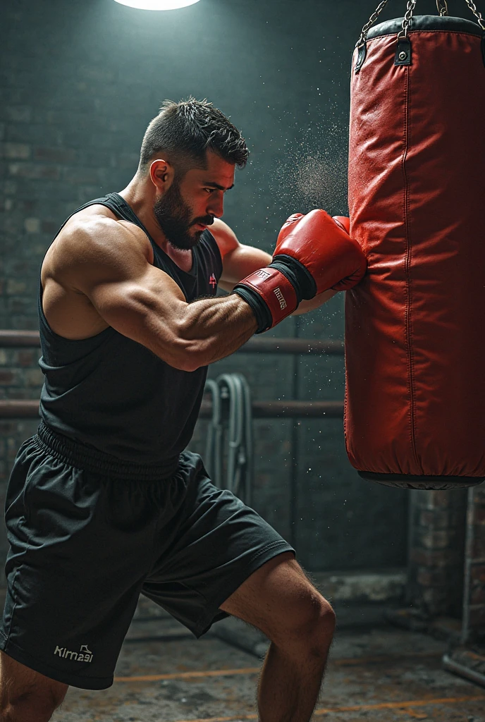 Philippines gym and fitness goals, male kick boxing