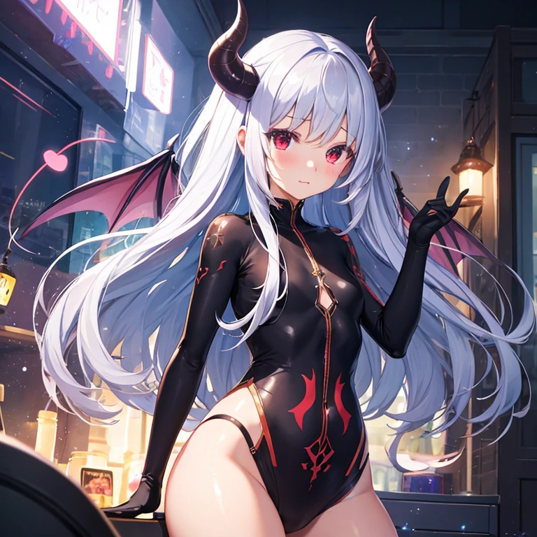 anime girl with horns and a bra top posing for a picture, ig model | artgerm, drawn in the style of artgerm, elf girl, rossdraws 2. 5, rossdraws 1. 0, seductive anime girl, inspired by rossdraws, in style of artgerm, style artgerm, artgerm and rossdraws