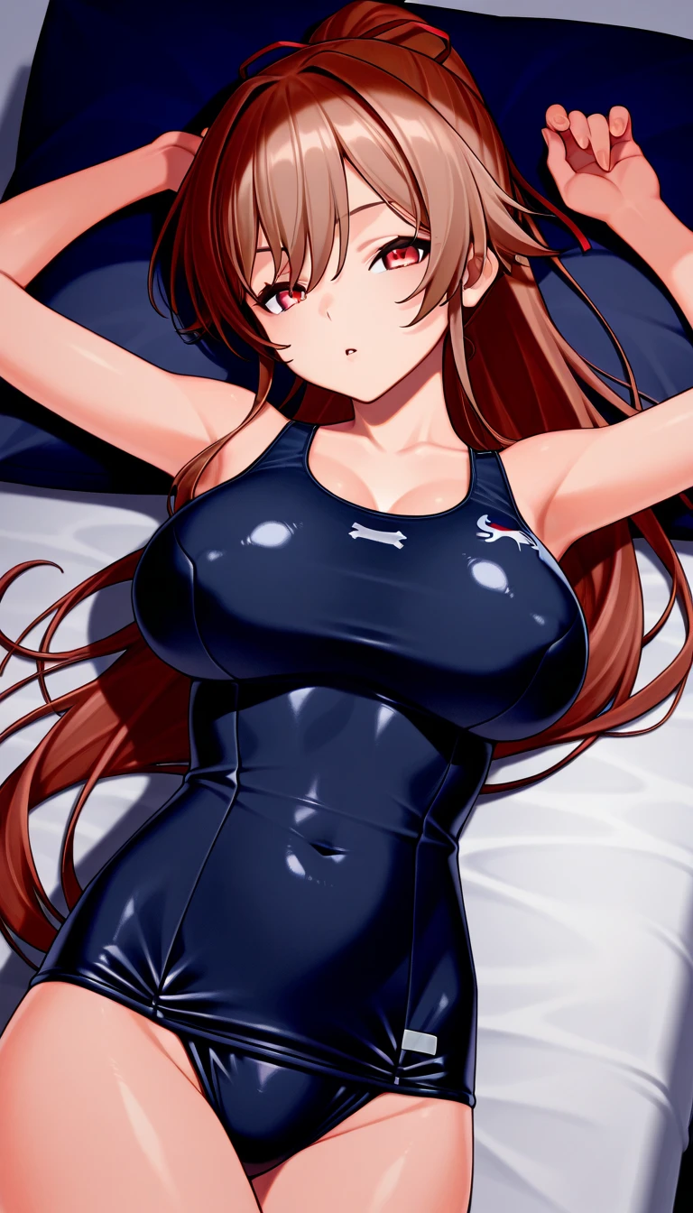 nsfw, pov, sex, lying on back, 1girl, spread legs, competition swimsuit, swimsuit aside
large breasts, fox ears, heavy breathing, steam
<lora:Concept_PantiesAside_1.1:1:lbw=DEF>