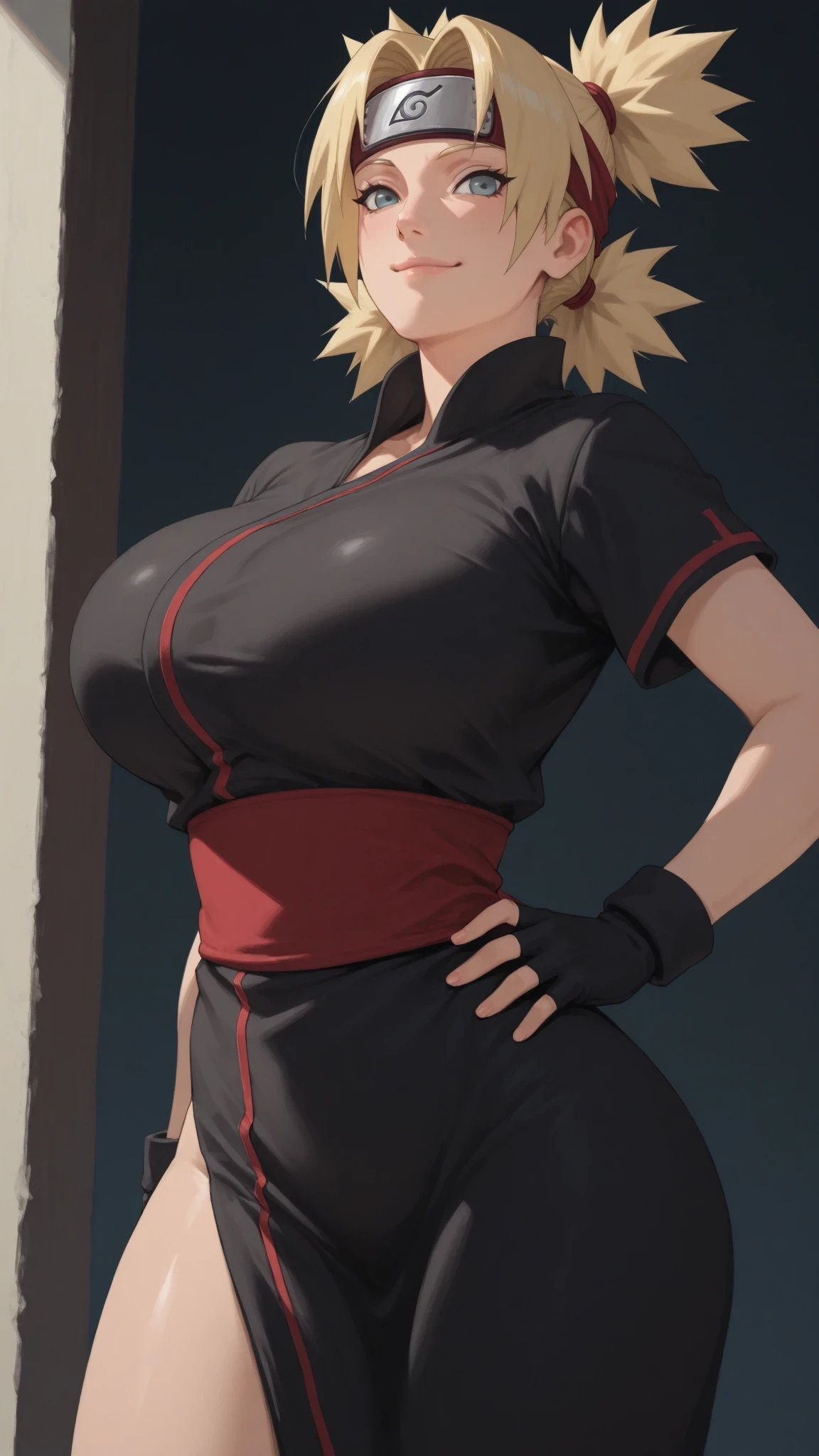 tmasterpiece, Best quality, 1fille, The upper part of the body,clivage,Dress on the shoulder,Watch behind closed doors,Being red in the face,sourire,LargeEyes,gros plan,Huge fan,Beachside,nuage, big breast, gigantic breast