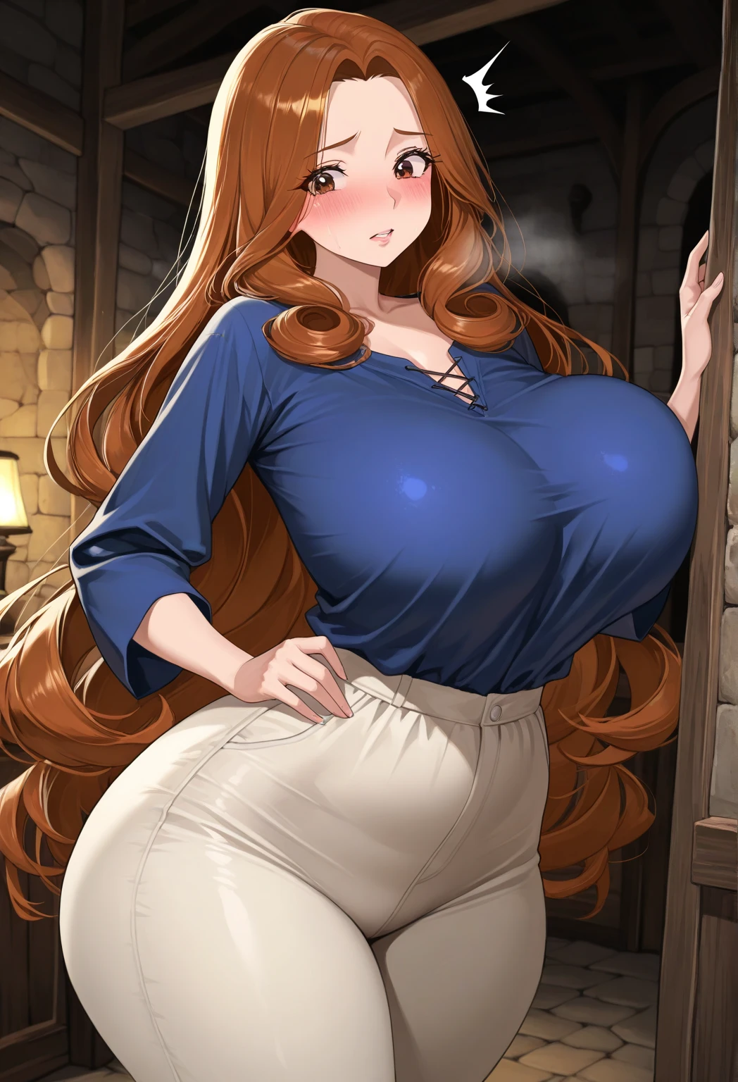 Just one girl,Best quality, 4k, high resolution, body stuck dress, perfect smile, gorgeous, white skin, ahegao face(hentai face) , brown hair, wearing dark-blue bodystuck dress with long sleeves and white edges, Wearing bodycorn outfit(violet colour), clothes are stuck in body, wearing fishnet pantd,1 girl, solo, seductive look, elegance and charm, (masterpiece, best quality, high resolution), looking at the viewer, standing, (intricate and beautiful:1.2), (detailed light:1.2), (soft light, side light), (high resolution textures) , holding leash in hand(chain leash), outdoor, Burmese girl, wearing gorgeous jewelary, wearing harness over the outfit ,outdoor background, sun light, attractive, sexy, mature and hot, young,(masterpiece:1.3), (disorganized:1.3), (highest quality:1.3), perfect anatomy, detailed face, front view, perfect right hands, looking at viewer, (Super detailed:1.3), (best shadow:0.7), (treated hair), fine eyes, beautiful eyes, young aged woman, alone, standing, crystal earrings,closed_mouth, , outdoors,Thick thighs, arrogant face, small