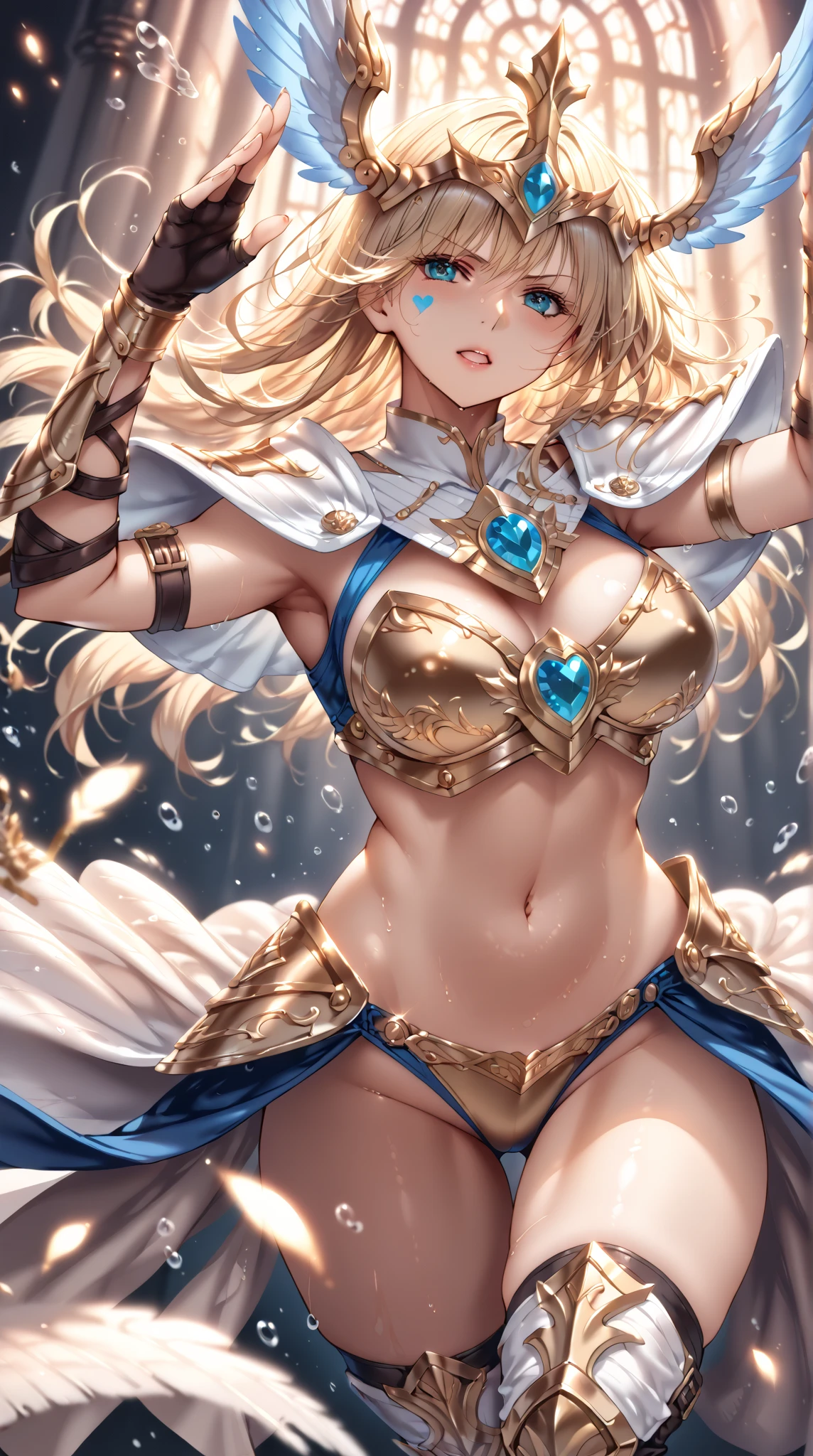 Battle Dress Bikini Armor,Very large breasts,Big Ass,A beautiful woman with a slender waist