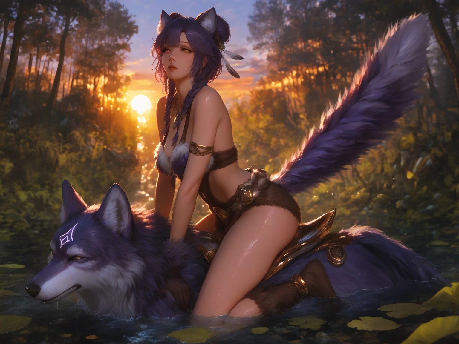 A gay boy with big breasts in a magical world full of girls