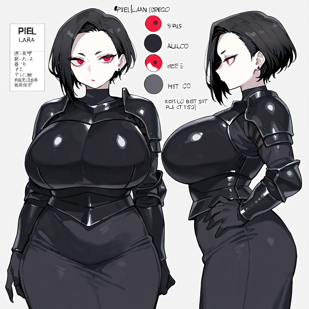 reference sheet, concept character, character design, sketch,doodletits,, sexy lips,
(gigantic and massive tits:1.1), breasts, official illustration, illustration, detailed face, beautiful intricate eyes, curvy milf, 1:2)