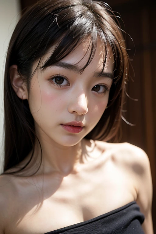 ((Browsing Caution))、 (Highly detailed eyes, Highly detailed face)、(Realistic),(High resolution close up), Portrait of a girl from chest to head,(( All Nude))、 Award-winning photo,、flat chest、((10 year old girl))、Small breasts、、(Small breasts:1.2)、Small breasts、 (Very few、flat、Often stomach、Whole Body Ezbian、Medium Long Hair、Bright light、On the bed、Open your thighs、Spread your legs、Pee、
