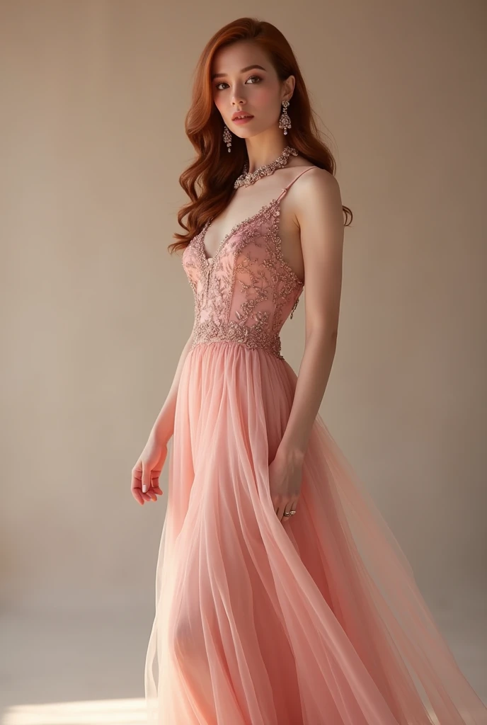 closeup shot, woman in a dress standing in front of a window, romanticism, in evening gown, flowing gown, wearing a flowing dress, mysterious woman, haunting beautiful young woman, wearing a pink flowing dress, flowing dress, woman in dress, extremely moody blue lighting,
