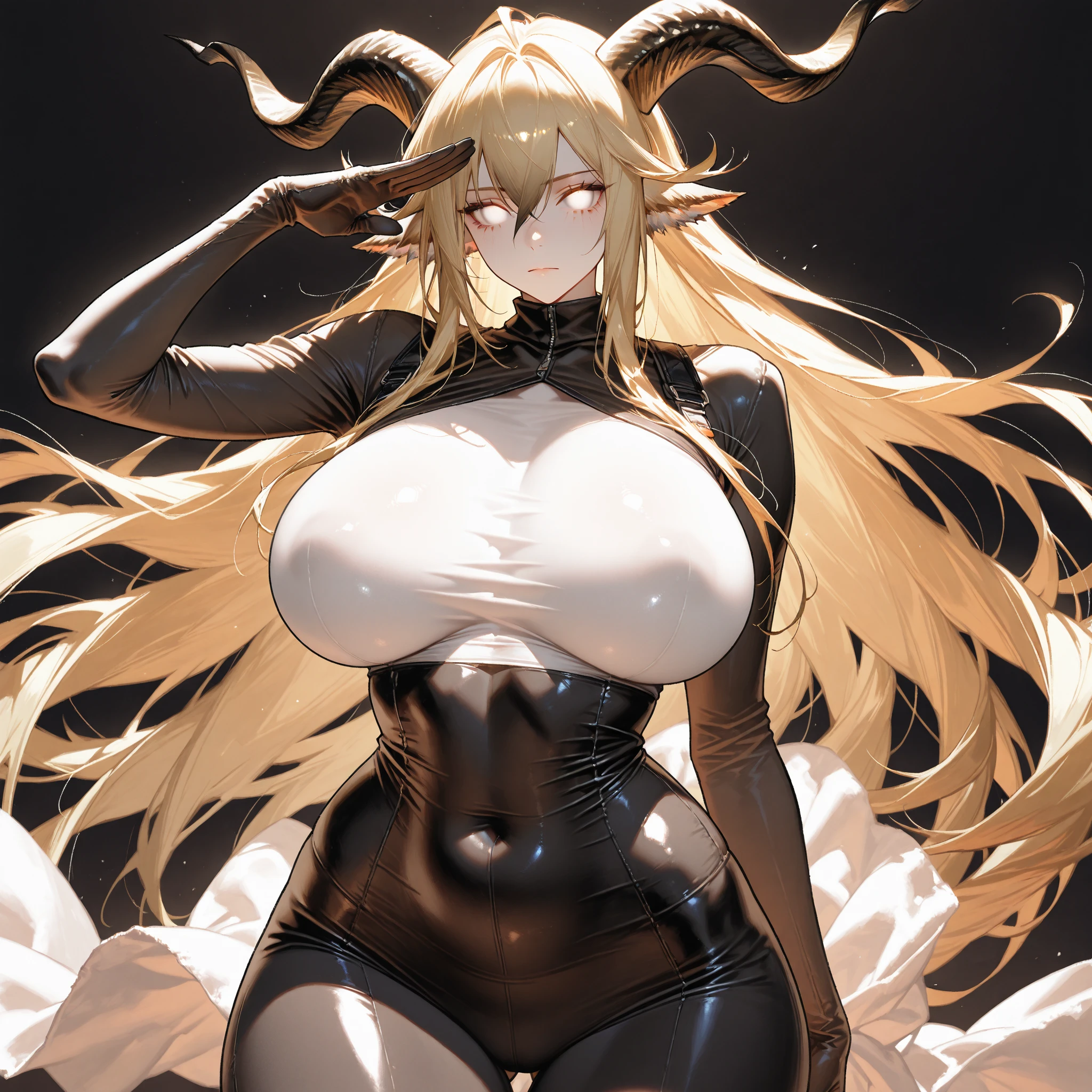 lusamine (pokemon), 1boy, 1girl, against wall, ahoge, animal print, bell, bent over, bikini, bikini top only, blond hair, bottomless, breasts, bridal gauntlets, cow print, cowbell, cum, cum in pussy, ejaculation, female ejaculation, from side, goat horns, heart, heart-shaped pupils, hetero, horns, interracial, large breasts, leaning forward, long hair, neck bell, open mouth, overflow, print legwear, rolling eyes, saliva, sex, sex from behind, solo focus, standing, standing sex, stomach bulge, strap gap, sweat, swimsuit, symbol-shaped pupils, thighhighs, tongue