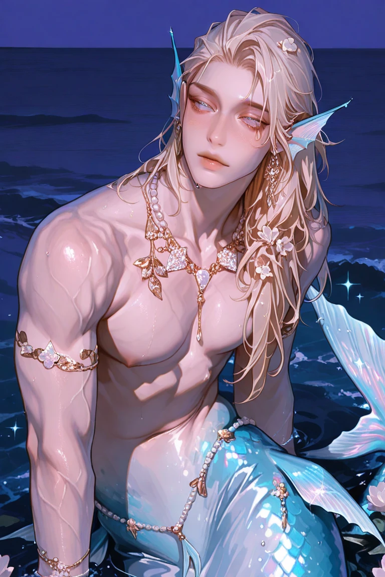 Top quality, Photorealistic, 16K, High Definition, Unity 16K wallpaper, high res, ultra sharp, masterpiece, ((masterpiece)), best quality, expressive eyes, perfect face, Super eyes, masterpiece, highly detailed exquisite character art, epic fantasy digital art style, detailed digital 3D fantasy art, ultra-realistic, male, male chubby slime body, slime male, (((natural light))) large slime, plumped pectorals, flat crotch, transparent skin, teal blushing, slimy skin, liquid slime male, white blushing, ((alpha male)), dominate, Neon ((Blue skin Slime Body)) soaked, liquid, tendrils, light blue sticky slime, thighs, Slime covered slime body, slime cloak, ((slime tentacles)), gay, yaoi, in a tentacle river, lying down, male slime man, slime bodybuilder, masculine, ((reflective skin)) ((glowing)) (((God Rays))), slimes, translucent skin, water drop, bubble,