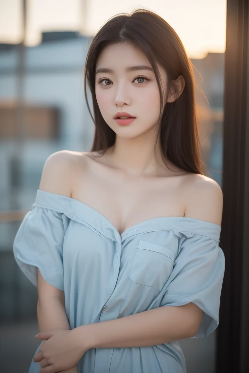 1girl, 18 years old, mix4, (8k, RAW photo, best quality, masterpiece:1.2), (realistic, photorealistic:1.37), cute, night, rain, humid, professional lighting, photon mapping, radiosity, physically based rendering, ultra resolution, (big breasts:1.2)