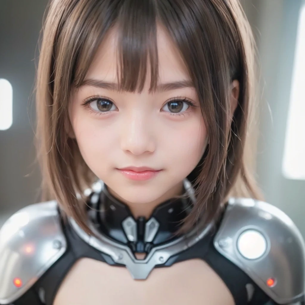high quality,(((Beautiful girl small breasts)))、smile、A realistic masterpiece, , Little Skinny Girl, Long legs, Wearing futuristic robotic tactical shear armor cyber punk suit with cutouts, Cityscape of dilapidated buildings、lean and athletic body, Innocent, Playful, Famous Japanese actresses, BDSM, shibari, Legs tied, Wrist binding, cyber punk、(((Nipples exposed through gaps in costume)))、(((Upper body photo)))
