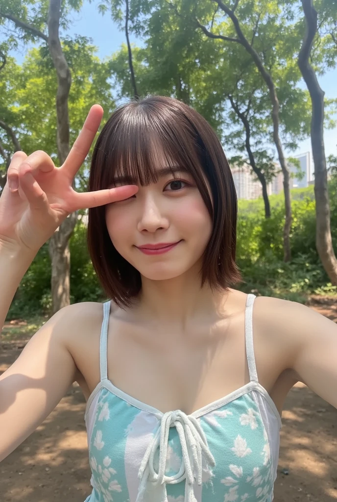 (Raw photography:1.2)、(Photorealsitic:1.4)、(masterpiece:1.3)、(top-quality:1.4)、超A high resolution、(A detailed eye)、(detailed facial features)、(detailed clothes features)、nffsw、8K分辨率、solofocus、bangss、skin tightening、(shinny skin)、(Slender girl)、dream-like、japanes、A slight smil
(Extreme Detail)、Confirmation of commentary、Request for commentary、landscapes、without text、
Virtual Girl-Aim、
1girl in、full body Esbian、
cute little、Innocence、
(A smile)、
