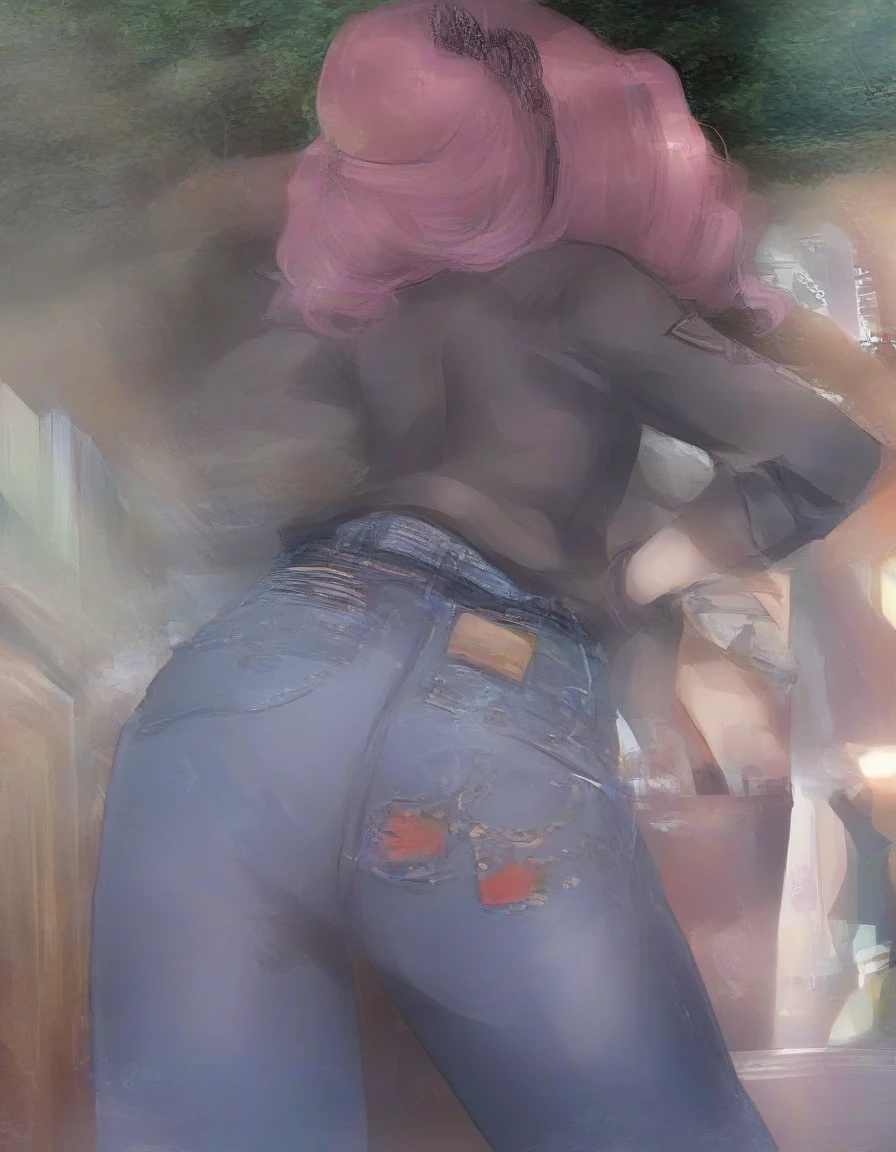 ((masterpiece, best quality)), ((Curvy Red-haired Latina in grey sweater and white panties)), started and embarrassed, (( Green eyes)), wearing red lipstick, EUF, comic book art style, intricate details