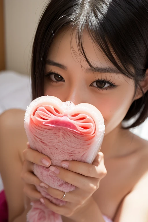 (((shoot from above, oral sex, blow job, licking penis, naked))), masterpiece, photo, realistic, high quality, 8K, 1girl, very young girl, 1boy, penis, naked girl, on bed, (((closed eyes, scream with orgasm, look at viewer))), close up face,(((ejaculation, cum on face, cum facial, cum on tongue, cum string))),