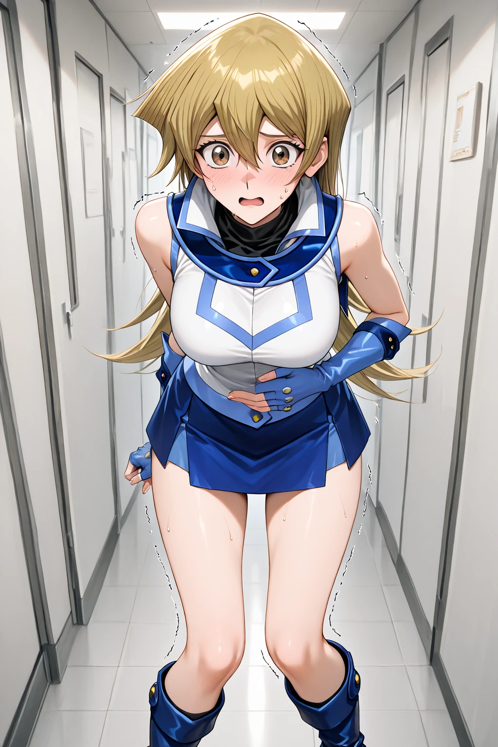 1 girl, light smile, shiny skin, highest quality, table top, (game CG:1.4), NSFW, detailed beautiful face and eyes,big breasts、Lingerie with a small area, sailor venus, I could feel the fight, Severe, cowboy shot、big and full breasts、full moon night、starry sky、((highest quality)), (Super detailed), (Very detailed CG synthesis 8k wallpaper), very detailed, High resolution raw color photos, professional photography, ((beautiful big breasts)), wonderful face and eyes,, (see through panties:1.2),、、 giant art, macro giant, crying expression open your mouth narrow your eyes stick out your hips open your legs lie on your back Full body painting put your hand on your crotch I can see the armpits barefoot please open your legs bend your knees Peeing yellow water flowing from the crotch full of sweat Her leotard is wet and her skin is visible. soak in white slime pool full of white slime Indulge