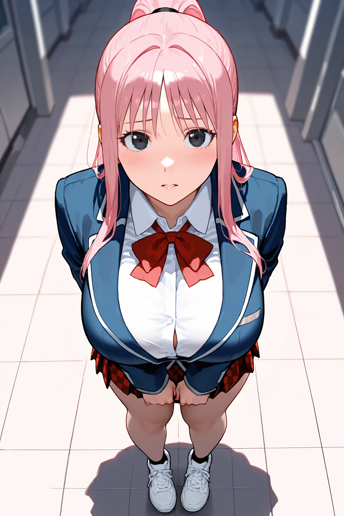 (((((Best Quality, 8K, 32K, masterpiece, 1.2)))),{{solo}},((nsfw:1.5)),{{{Character reference: ToLove Ru's Momo:1.2}}},((bob hair style)),((perfect beautiful face:1.2)), standing split, standing on one leg, intercourse with man, having sex at standing split position, inserted penis into pussy, high quality of vagina, vivid pussy, a lot of public hairs, embarrassed,