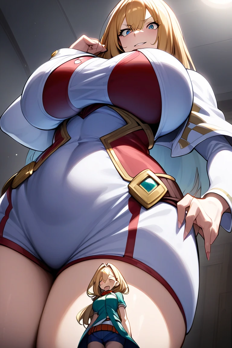 (((She's trapped in outer space)), (She's wearing long white boots.) ((Your blouse is tattered, Your mesh is tattered, his uniform is tattered, seu traje esta esfarrapado, your clothes are tattered)), ((POWERGIRL SUPERHEROINE HALF CROUCHED,)), ((cadela, vagabunda, prostituta, vadia)) She's sweaty all over her body. (She's screaming in terror), (She's terrified), (She's crying a lot), ((ela tem cabelo loiro, ela tem cabelo curto)), ((She's wearing a Fishnet lace belt.)), ((Wearing a thick metal necklace around the neck )) She screams and begs for mercy, Ela cai no choro. Wearing a thick metal necklace around the neck with a chain. Usando maquiagem pesada no rosto. (Your clothes are immoral, your clothes are indecent). Shibari, arms behind back:1.4), (hands on back), (obra-prima, melhor qualidade) 1.5, 1girl, sozinho, (sexy, mulher bonita, rosto perfeito, olhos perfeitos) corpo inteiro, (Shibari, arms behind back:1.4), (hands on back), ((cabelos loiros)). ((High Definition Face)).
