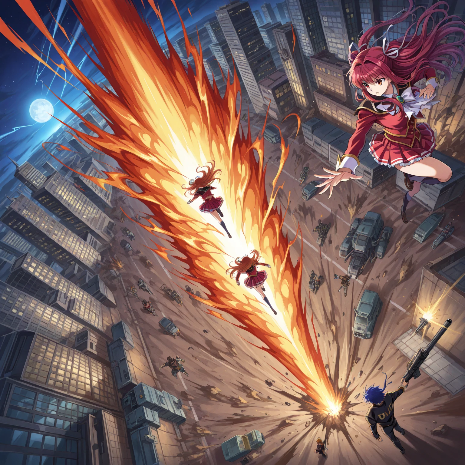multipel Girls　destruction　karo　justice