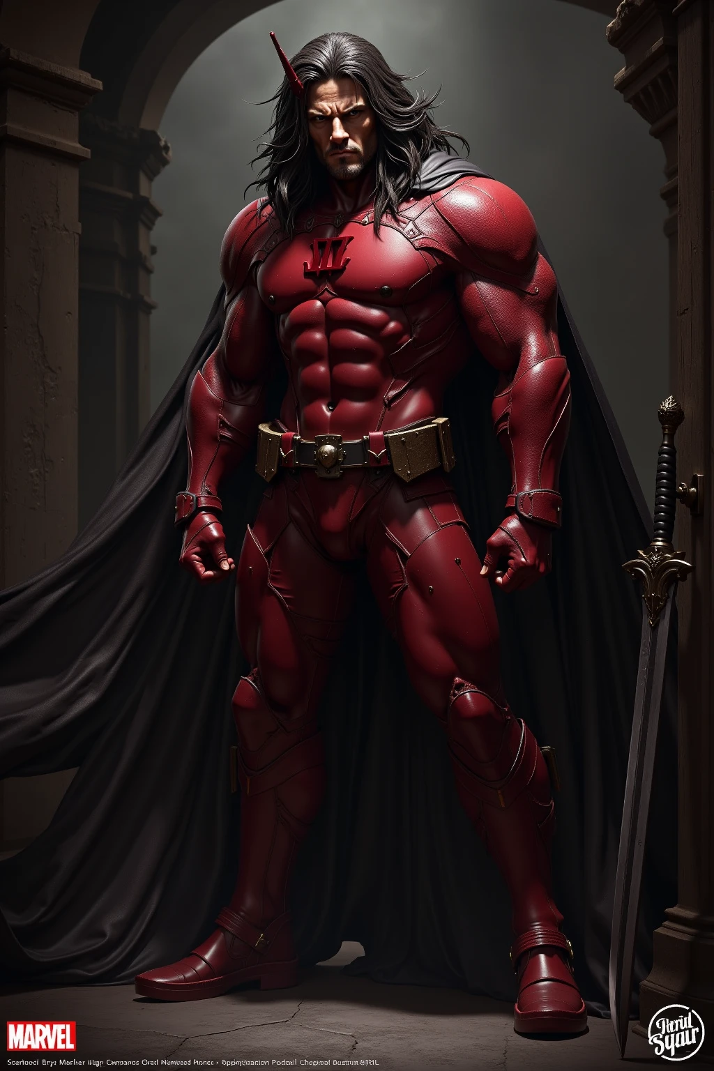red full body 