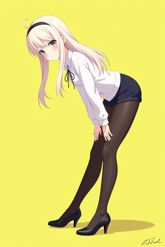 beautiful ass, beautiful face, blond, anime, underwear, blue eyes, pants, tights, heels, raised skirt, beautiful legs, ?????? +18