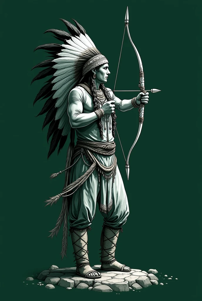 A logo depicts an Indian inside a letter K with a bow and arrow