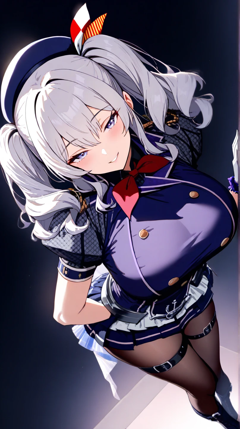 infirmary, 窗帘, 1girll, nurses, white dresses, tmasterpiece, Best quality at best, tmasterpiece, (Extremely refined and beautiful:1.2), a blurred background looking at the viewer, 1girll, 独奏, Fahi girl, Redlip, Blushlush, BDSM, tightsuit, Big breasts corset, Shibari, handcuff, collars, (hang: 1.6), Outside the chest, Bind your hands, Hands behind your back, discreet, leaning-forward, high detal,huge tit,blush,