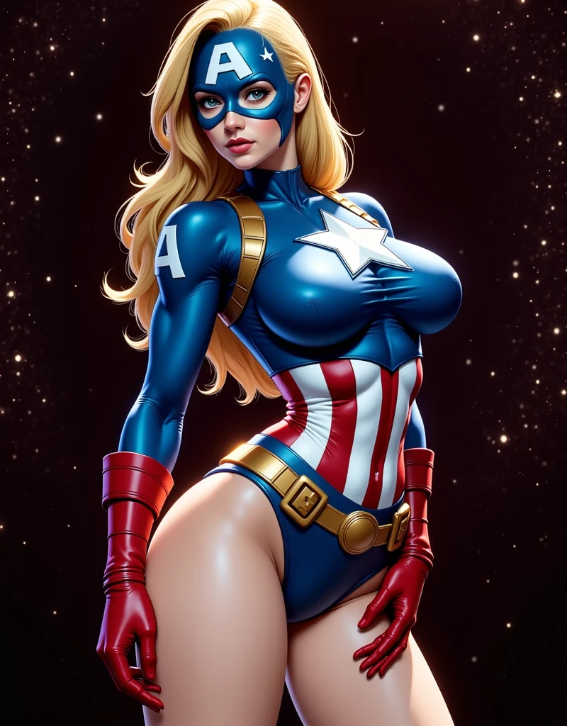 (ultra realistic,32k, masterpiece:1.2),(high detailed skin:1.1),( 8k uhd, dslr, high quality:1.1),
<lora:stargirl_DC_v1:0.7>stargirl_dc, , <lora:add_detail:0.95>, (huge breast:1.1),
(looking at viewer, Bend forward:1.1),upper body,
,(bioluminiscent:1.1), blank background