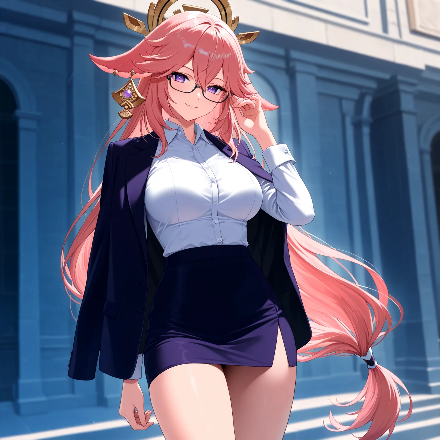 (masterpiece:1.4), (highest quality:1.3), (high resolution:1.2), Perfect Anatomy, Well-formed face,Accurate depiction,Precise depiction,Beautiful depiction,(Rui々Shishi Body:1.1), (Healthy Body:1.1),(Shiny Hair:1.2), Well-formed face, Glassesをかけた, Glasses, Face, Lewd smile, Large Breasts, Tight waist,Well-balanced body, Flexible legs, Flexible fingers, 1girl, 1 girl, Red hair, Ponytail, Clothes stuck with sweat, Erect nipples covered by clothes, With clothes on, Red clothing, , blazer, mini skirt, Knee socks, Lace-up boots, Rough dressing, Lace panties, Shift panties, panty a side, sitting, squatting, close your knees, Put your arms between your legs, Opening the pussy with fingers, spreading pussy,spread pussy, Open up, Precision, Precision Pussy,unused pussy, unused pussy, Love juice dripping pussy, Beautiful genitalia, clitoris, 勃起したclitoris, Open your mouth wide,Right hand near face, Gesture with right hand, Blowjob gestures, handjob gesture, Fellatio imitation, Negotiating a blowjob, Paid dating, aid communication, prostitution, Outdoorの背景, field, Outdoor, In town, the way, 人気の無いthe way, Alley, Building district, アスファルトのthe way, From daytime,front, nsfw,