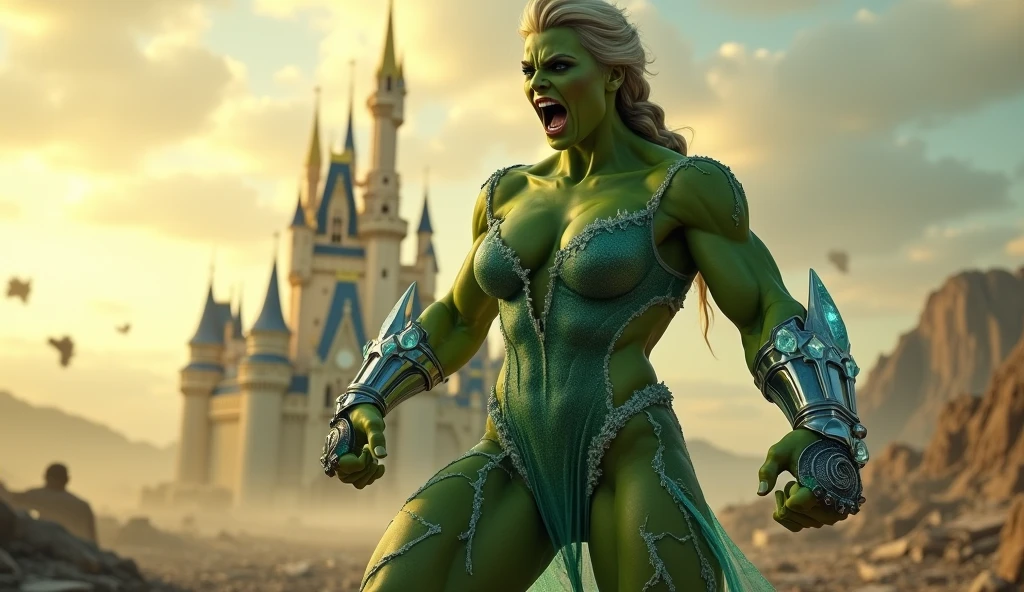 masterpiece, a beautiful elf with a perfect and sensual face, her fit body is made of hyper-realistic snake skin (todo cuerpo piel de serpiente), great detail of textures. The elf is a beautiful superhero, strong hard breasts, sexy image, intricate details. The background is Gotham City (Batman's city).